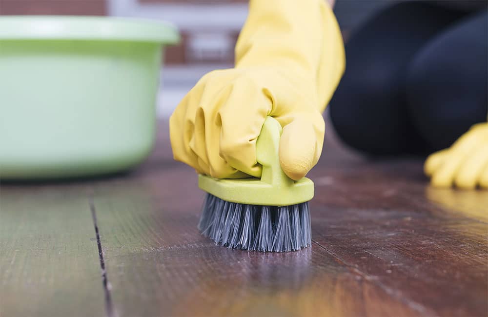 how to clean dirt in grooves of hardwood floors