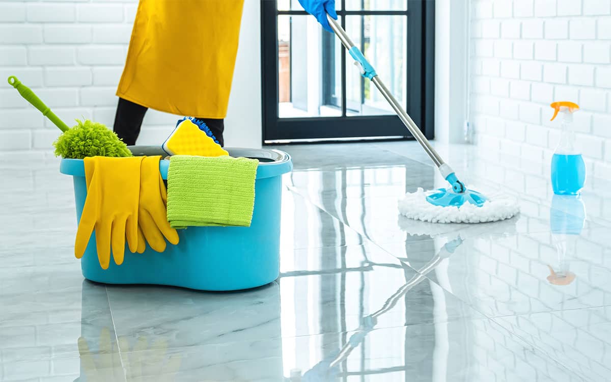 How to Remove Sticky Residue from Tile Floors